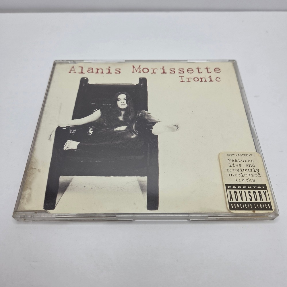 Alanis Morissette Ironic CD Single 1996 Live Unreleased Tracks Maverick